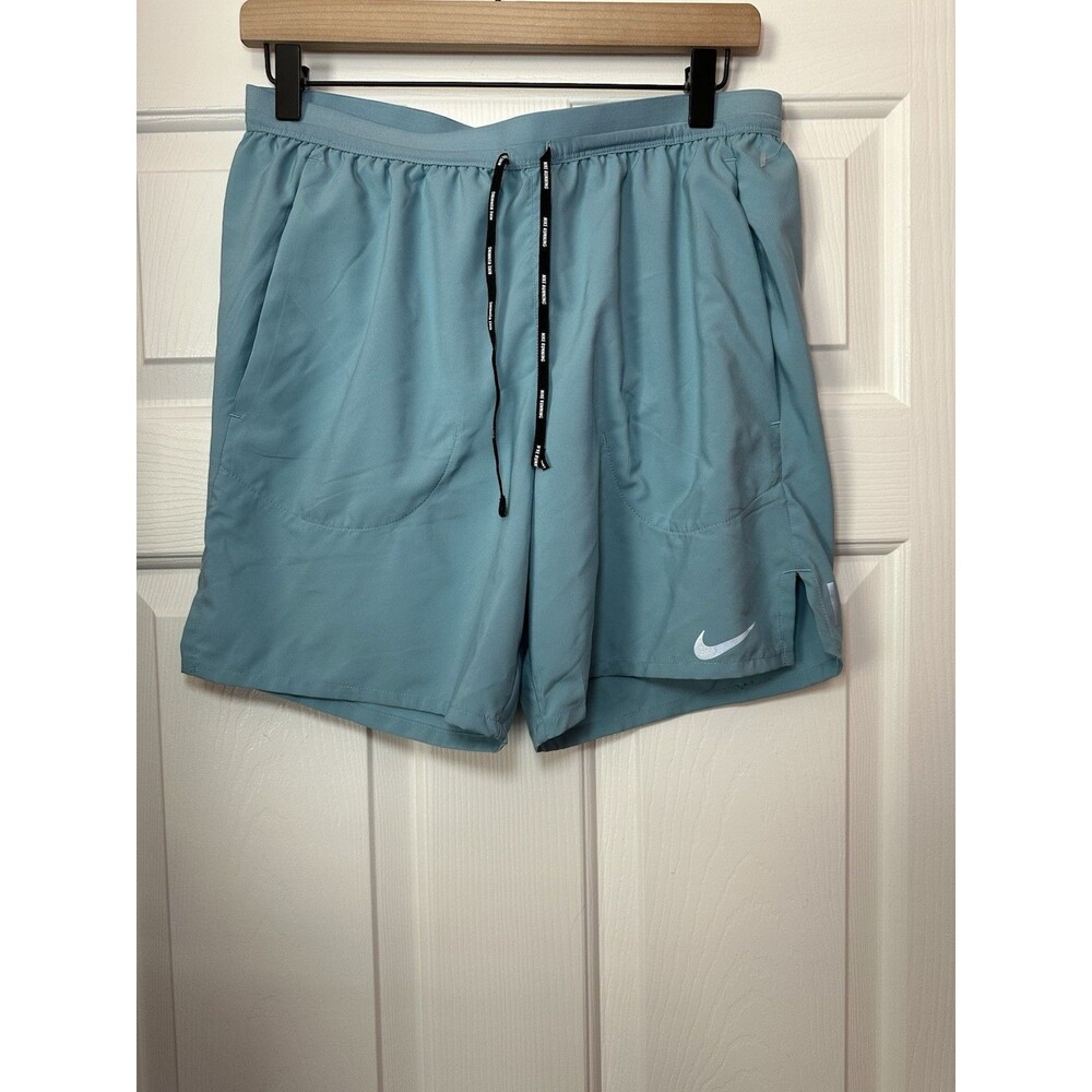 Size M Nike Men's Flex Stride 7" 2-in-1 Running Shorts Light Blue CJ5459-464 NEW